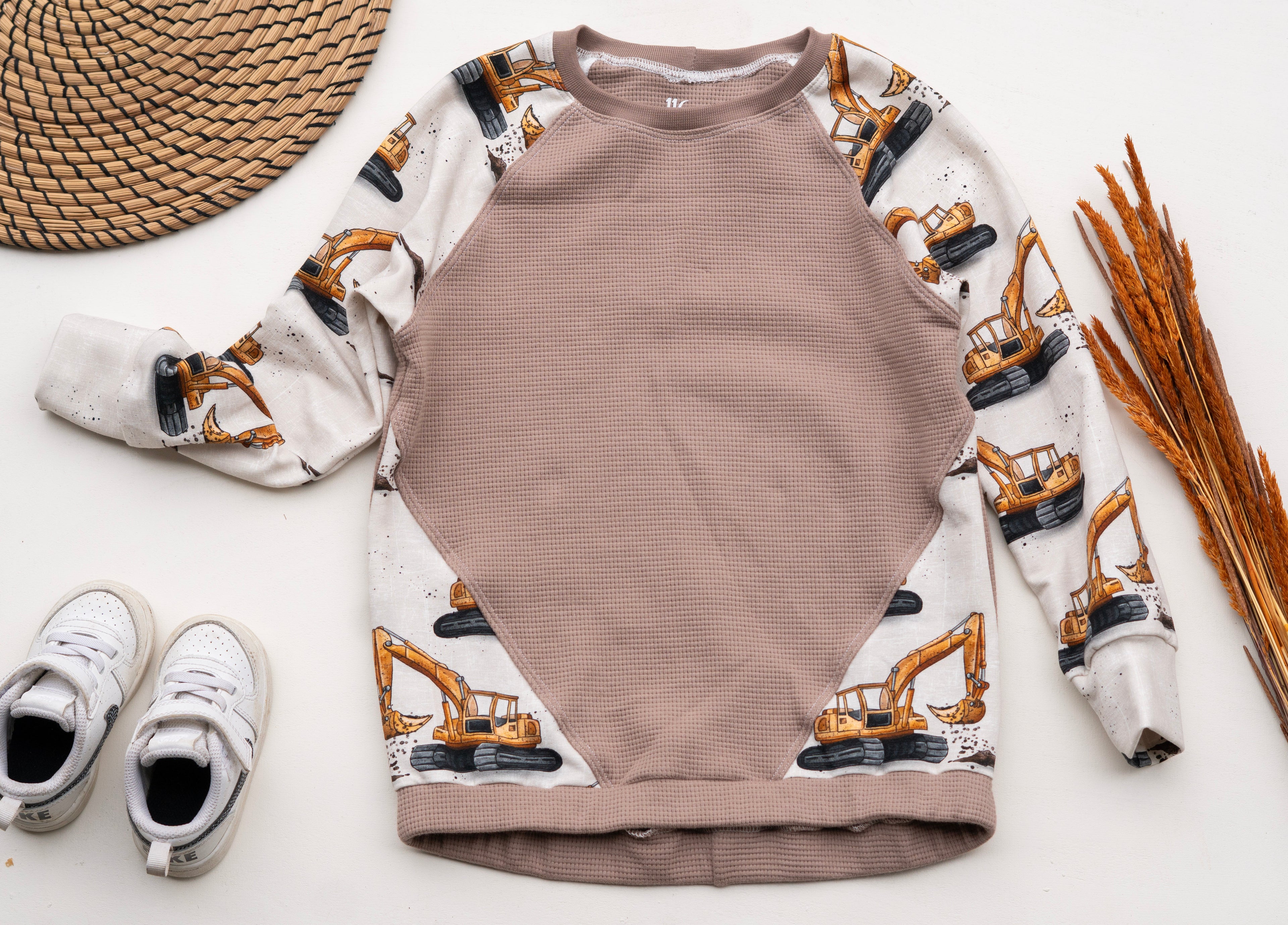 Sweater mit Bagger Grösse 116