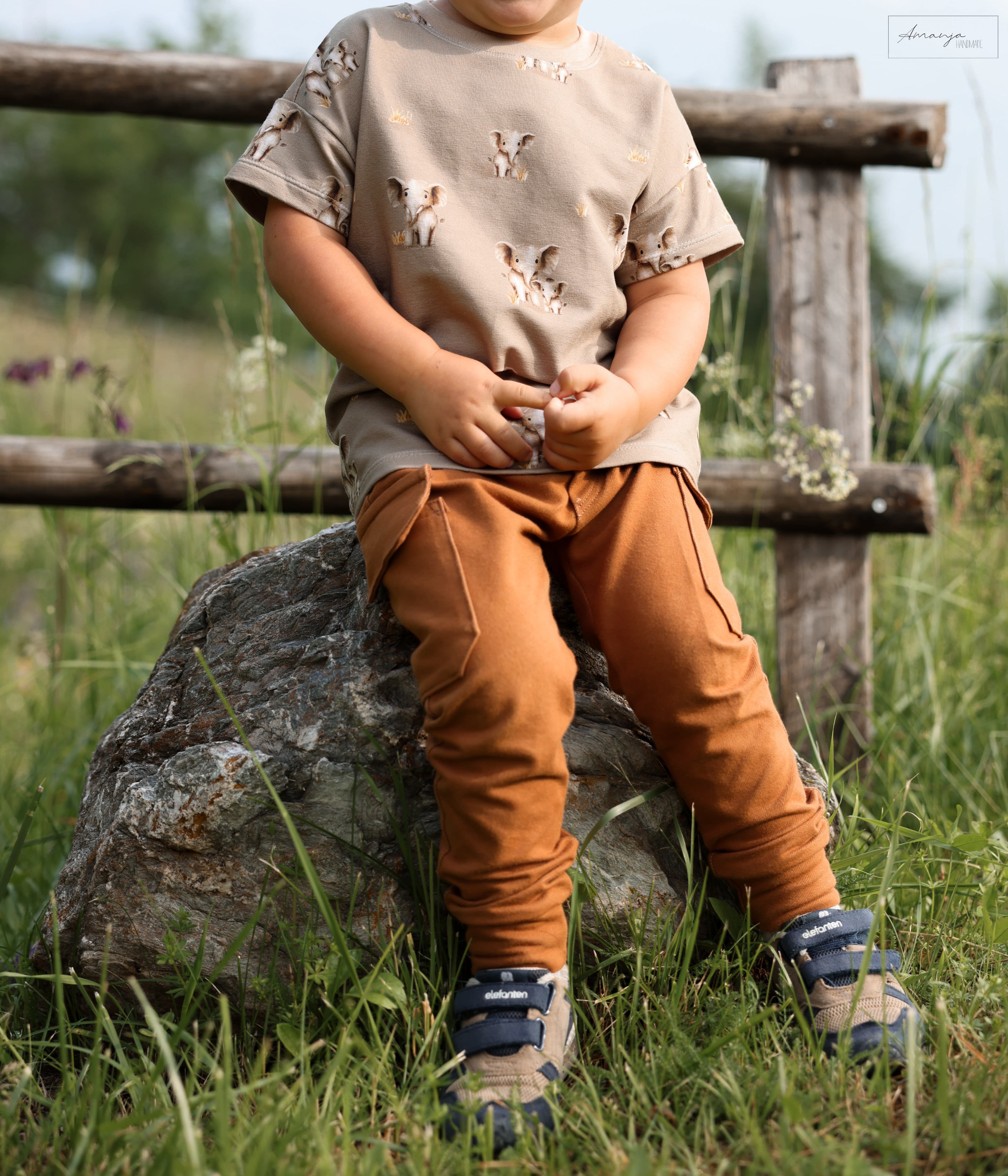 Baggy mit T-Shirt in Wunschgrösse und Farbe