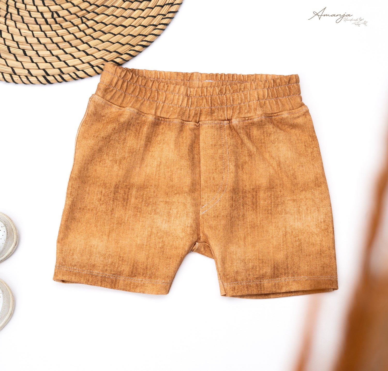 Baggyshorts im Jeanslook Grösse 98