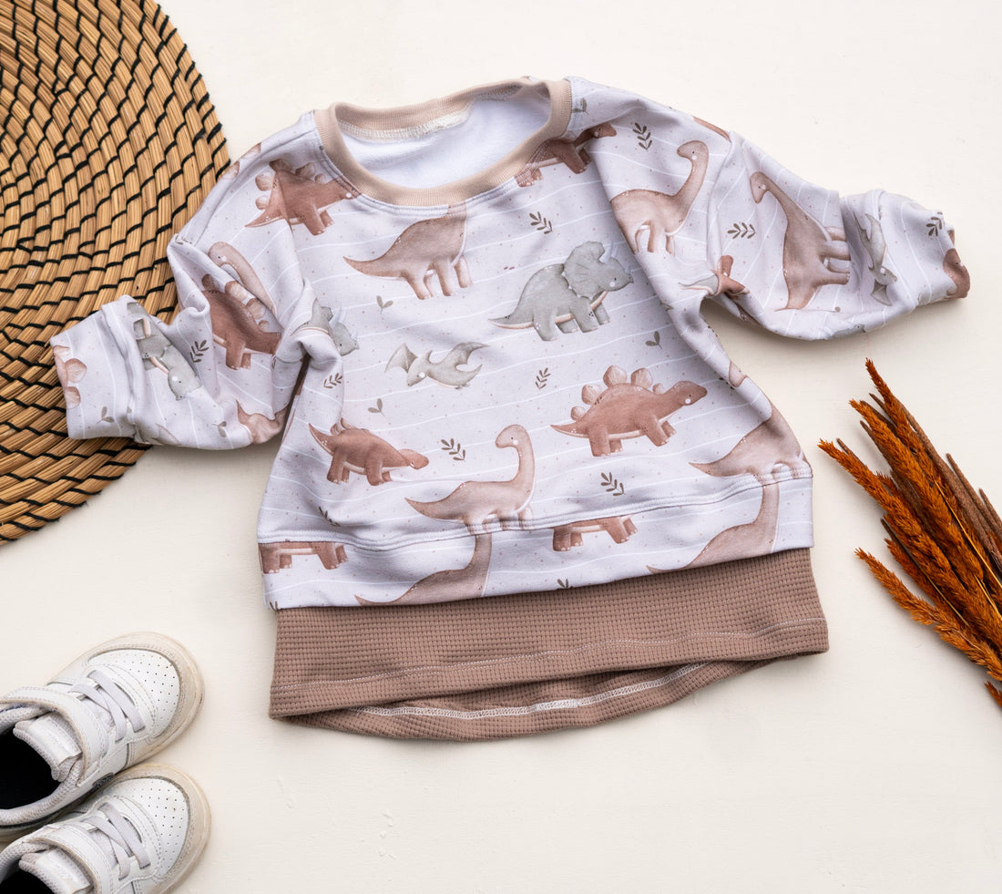 Layersweater mit Dinos Grösse 74