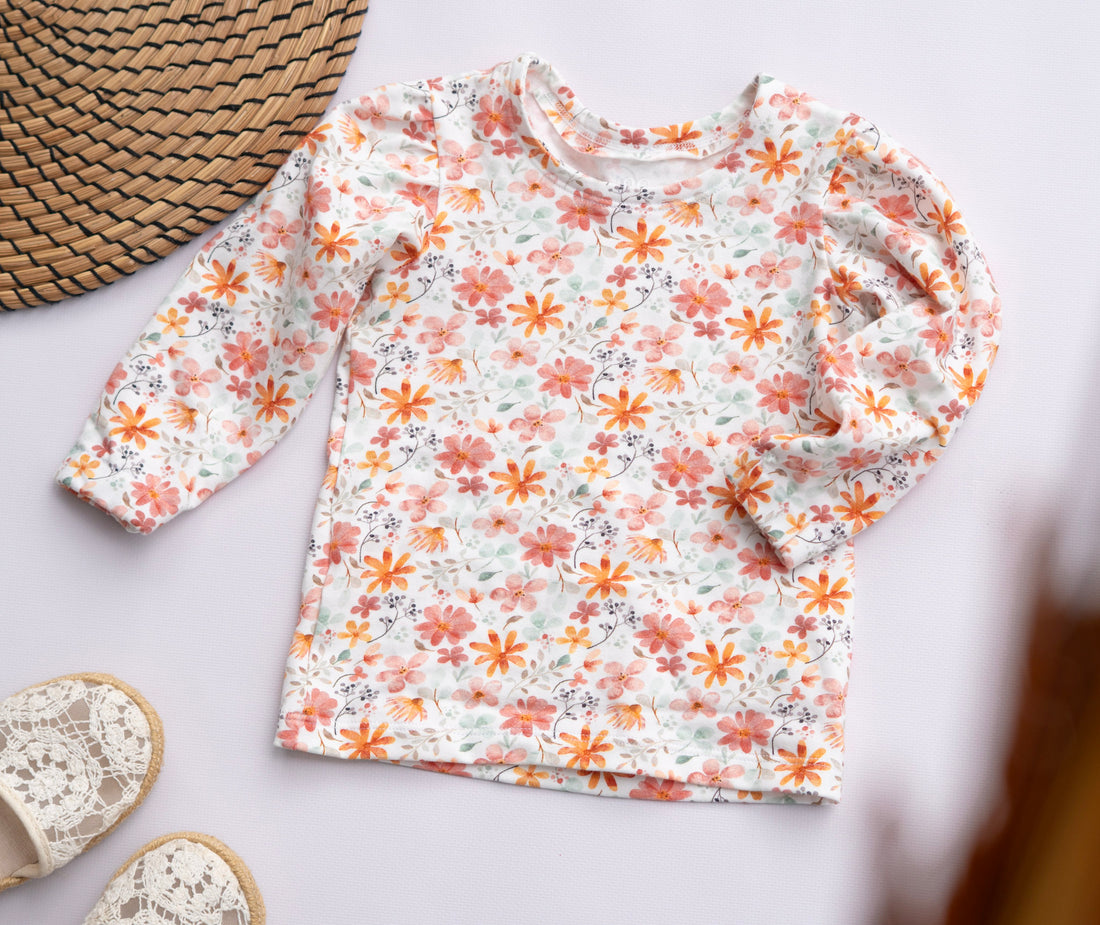 süsses Langarmshirt mit Puffärmel in der Grösse 80